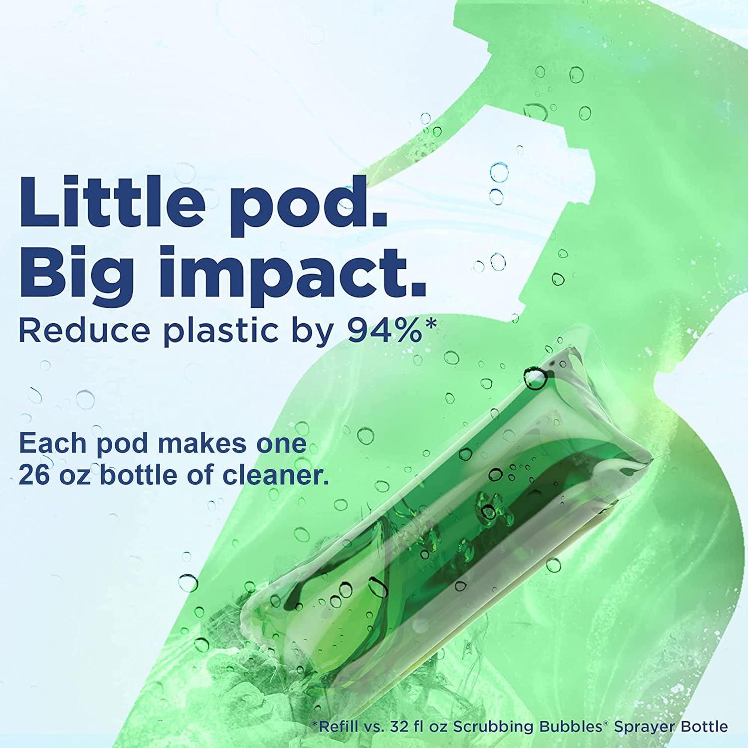 image:imageScrubbing Bubbles Dissolve Concentrated Pod Bathroom Cleaner Starter Kit 1 Reusable Bottle 3 Concentrated Dissolvable Pods