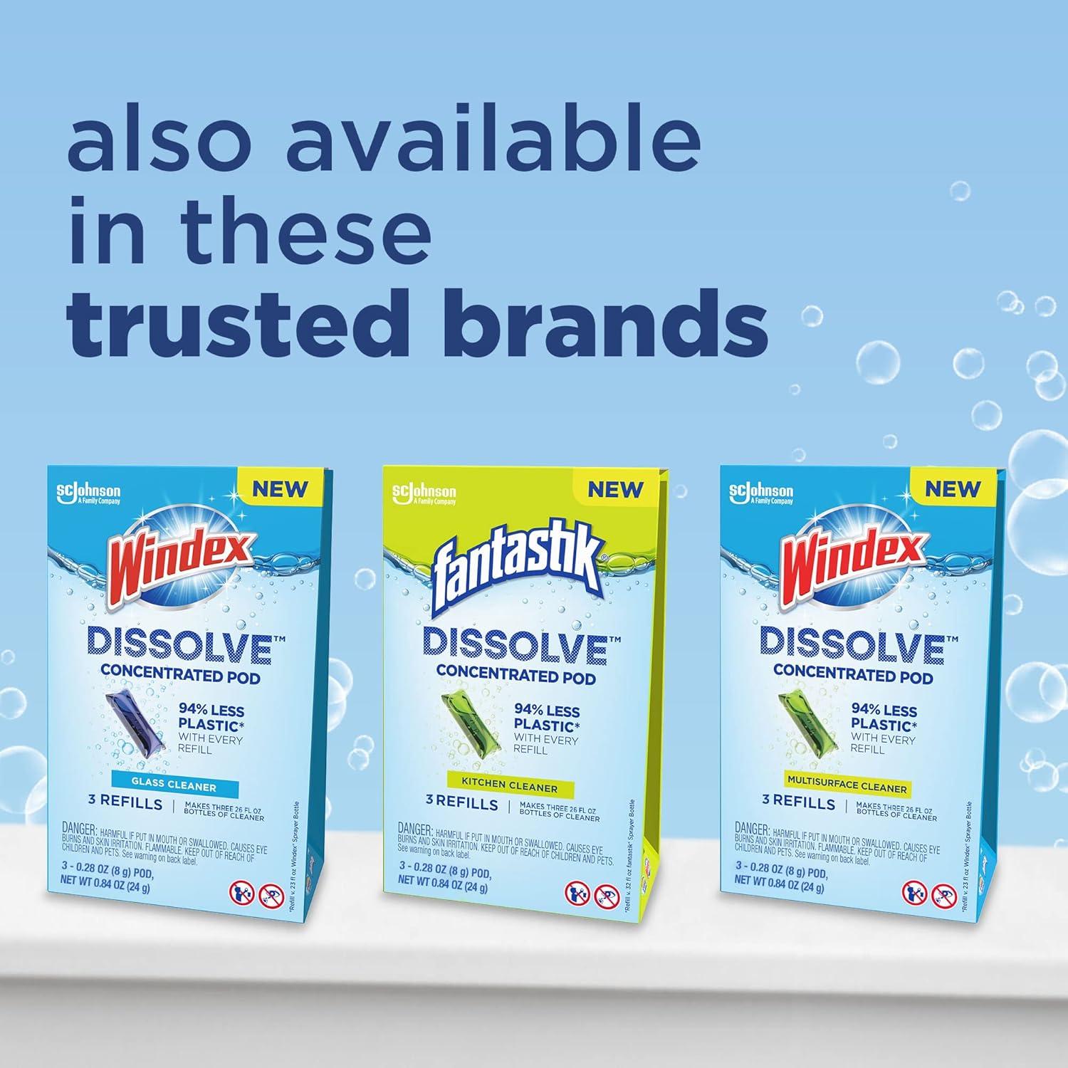 image:imageScrubbing Bubbles Dissolve Concentrated Pod Bathroom Cleaner Starter Kit 1 Reusable Bottle 3 Concentrated Dissolvable Pods