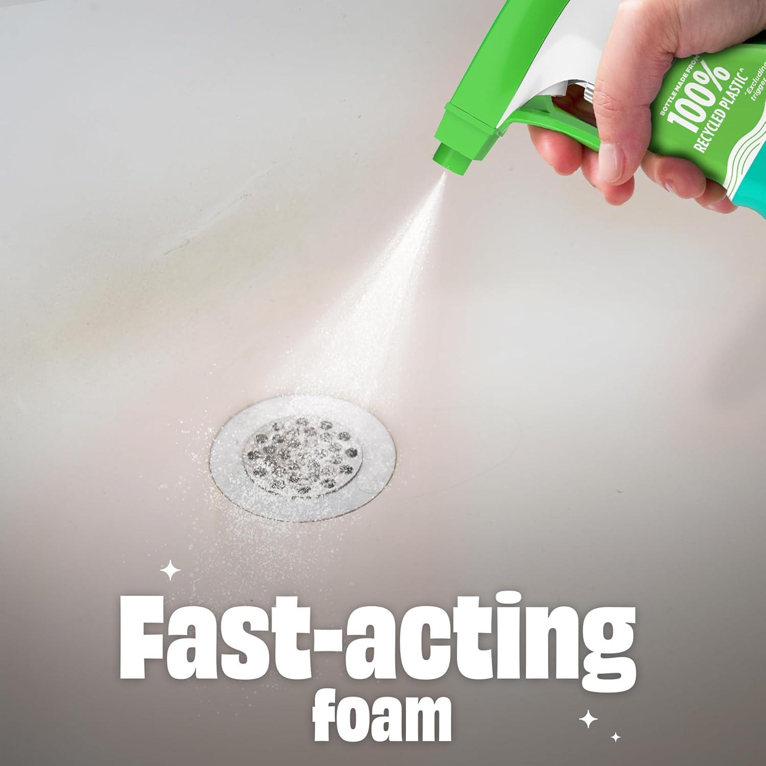 image:imageScrubbing Bubbles Easy Clean Foaming BleachFree Bathroom All Purpose Cleaner FastActing Foam Cleans Limescale Dirt and Grime on Showers Sinks Toilets Tiles Counters amp More 32oz Spray32 Fl Oz Pack of 1