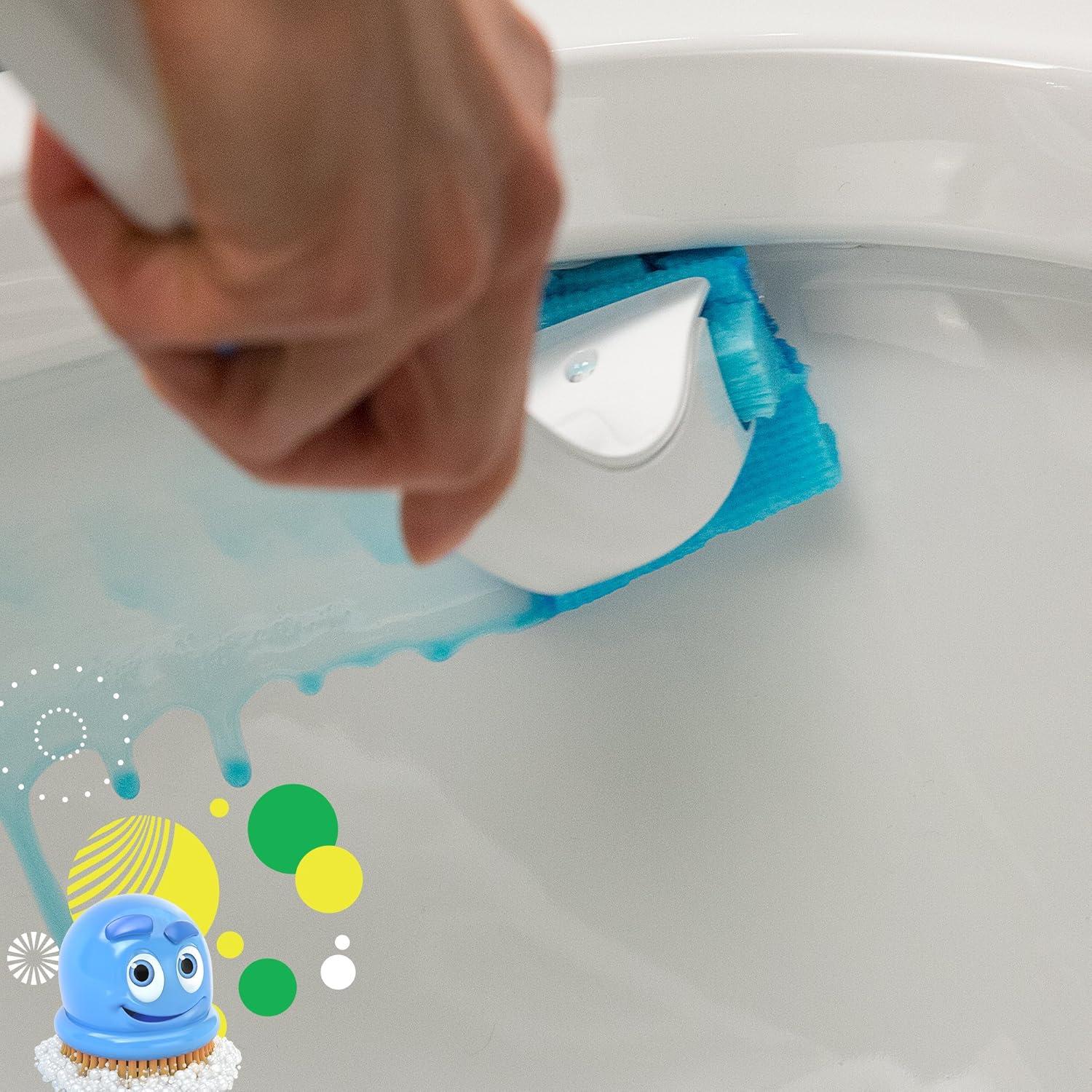 image:imageScrubbing Bubbles Flushable Toilet Bowl Wand Cleaner Refills Fresh Brush Cleaner Toilet Refill Pads Removes Limescale amp Odors Citrus Scent 20 Count Pack of 110 Count Pack of 12