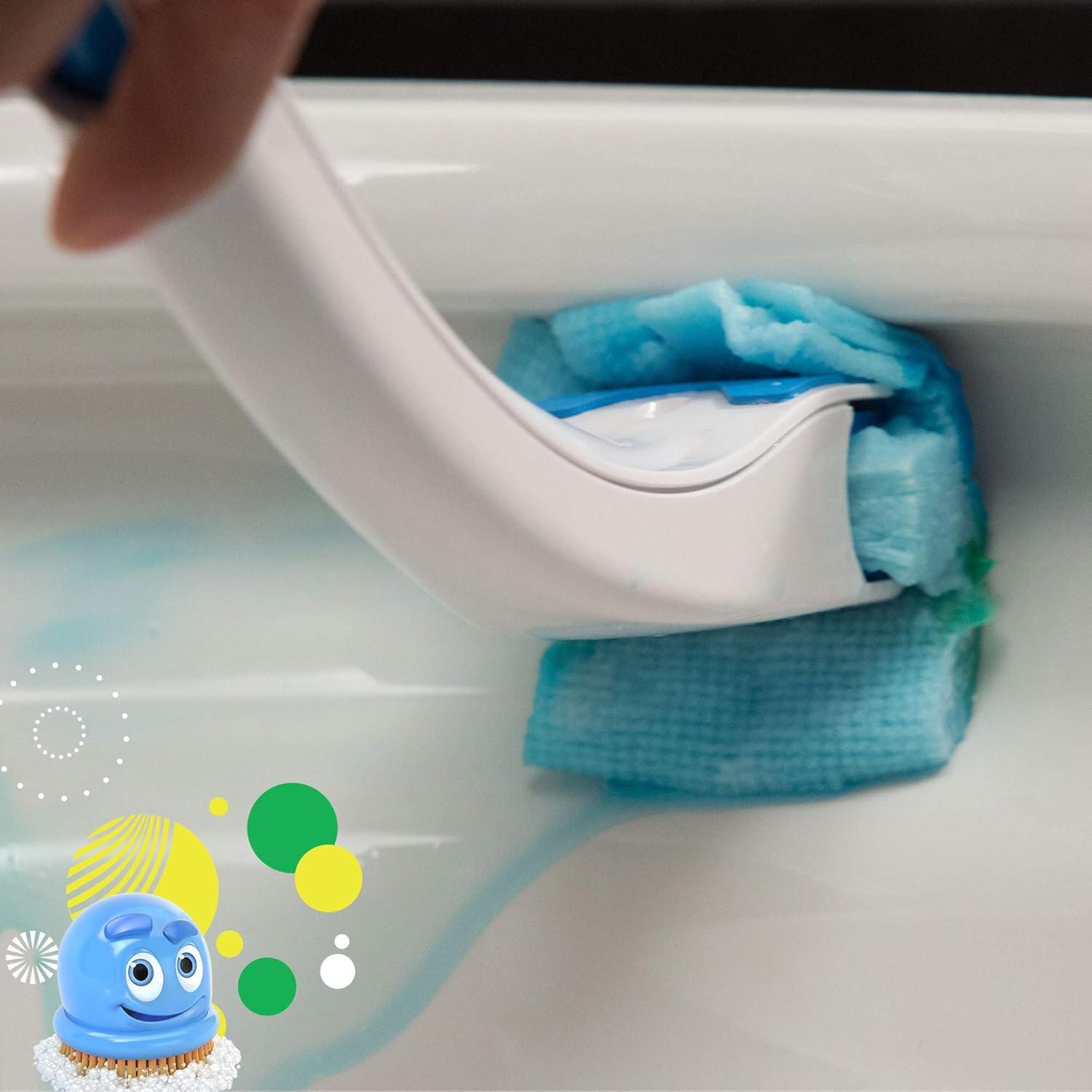image:imageScrubbing Bubbles Flushable Toilet Bowl Wand Cleaner Refills Fresh Brush Cleaner Toilet Refill Pads Removes Limescale amp Odors Citrus Scent 20 Count Pack of 11 Count Pack of 4