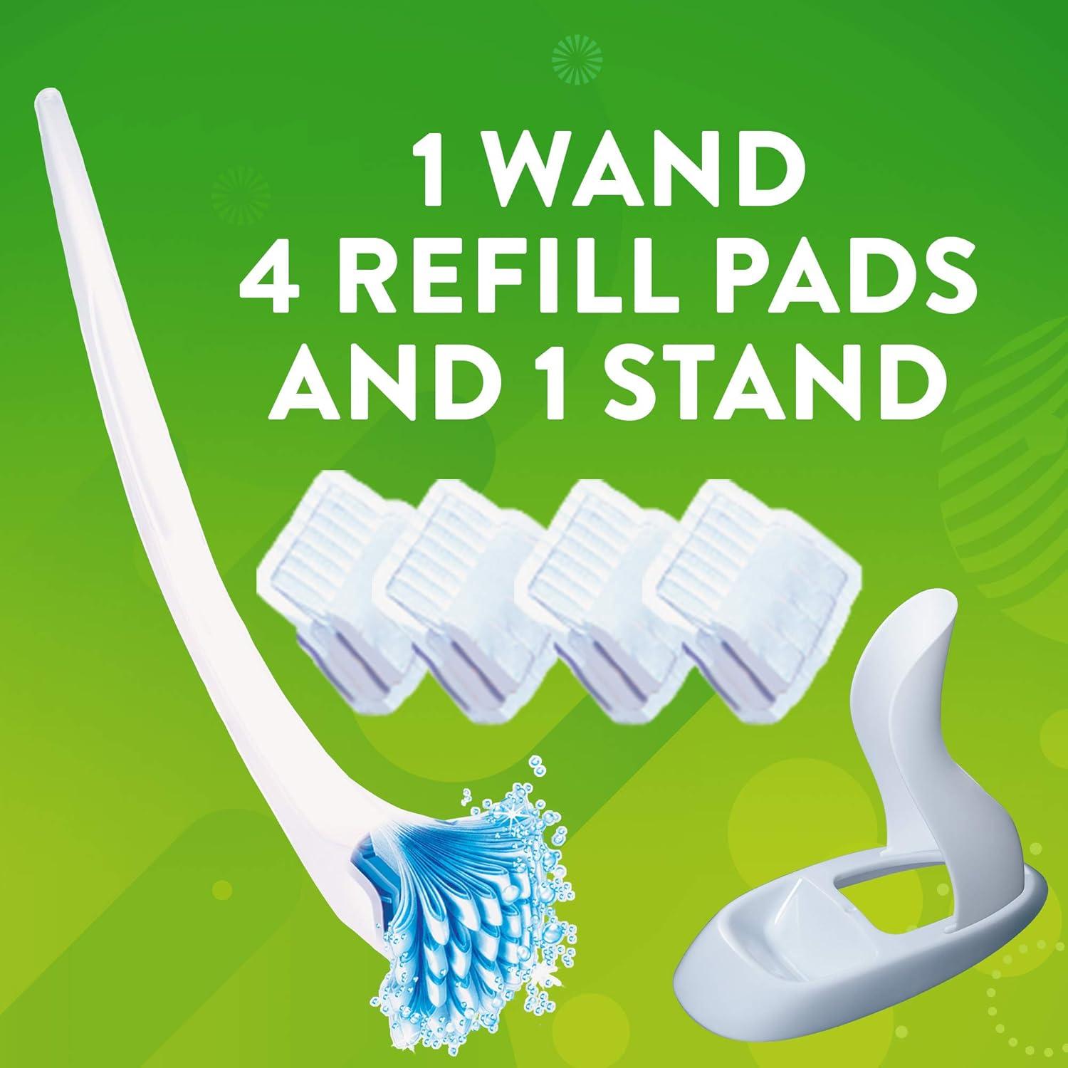 image:imageScrubbing Bubbles Flushable Toilet Bowl Wand Cleaner Refills Fresh Brush Cleaner Toilet Refill Pads Removes Limescale amp Odors Citrus Scent 20 Count Pack of 11 Count Pack of 4