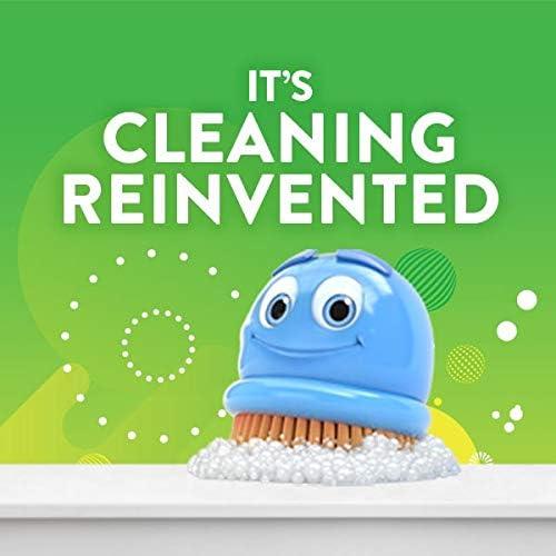 image:imageScrubbing Bubbles Fresh Gel Toilet Bowl Cleaning Stamps Helps Keep Toilet Clean and Helps Prevent Limescale amp Rings Citrus Scent 1 Dispenser with 6 Fresh Gel Stamps134 Ounce Pack of 2