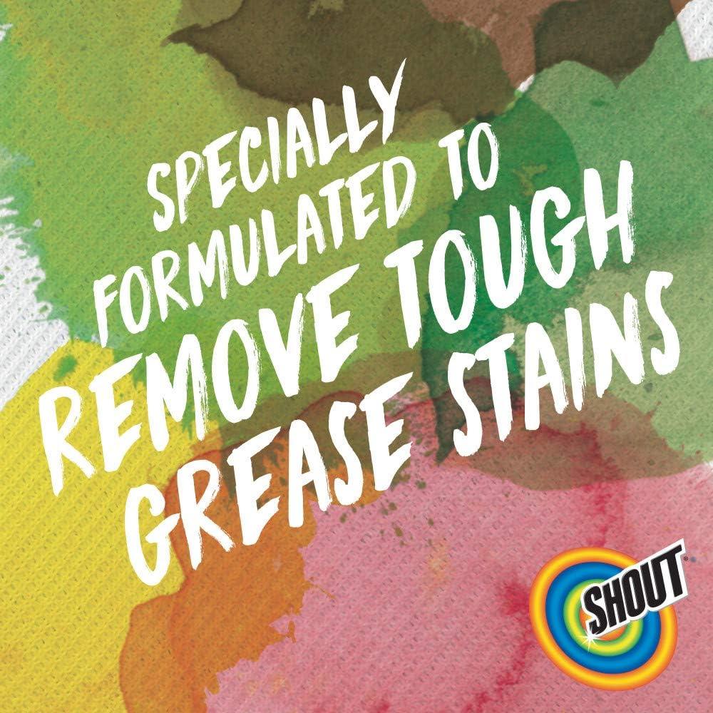 image:imageShout Advanced Grease Busting Foam Laundry Stain Remover Oil and Grease Stain Remover for Clothes Laundry Works on motor oil bike grease cooking oil and more 18oz CanUnscented