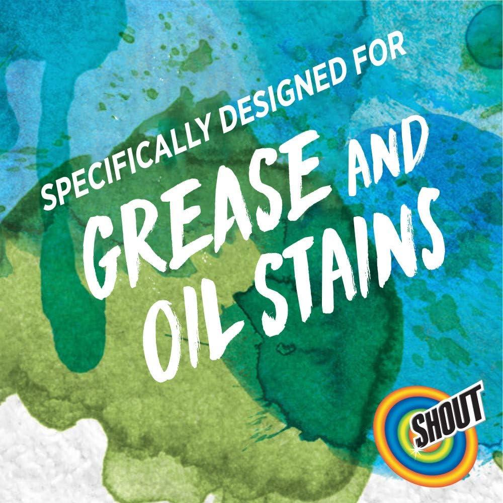 image:imageShout Advanced Grease Busting Foam Laundry Stain Remover Oil and Grease Stain Remover for Clothes Laundry Works on motor oil bike grease cooking oil and more 18oz CanUnscented