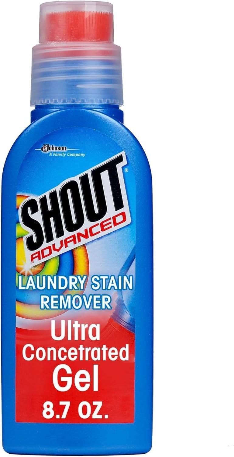 image:imageShout Advanced Ultra Concentrated Gel Brush 87 Ounce Treats Dried Food Coffee Wine Makeup Stains Safe for All Colorfast Washables Works in All Water Temperatures87 Ounce Pack of 2