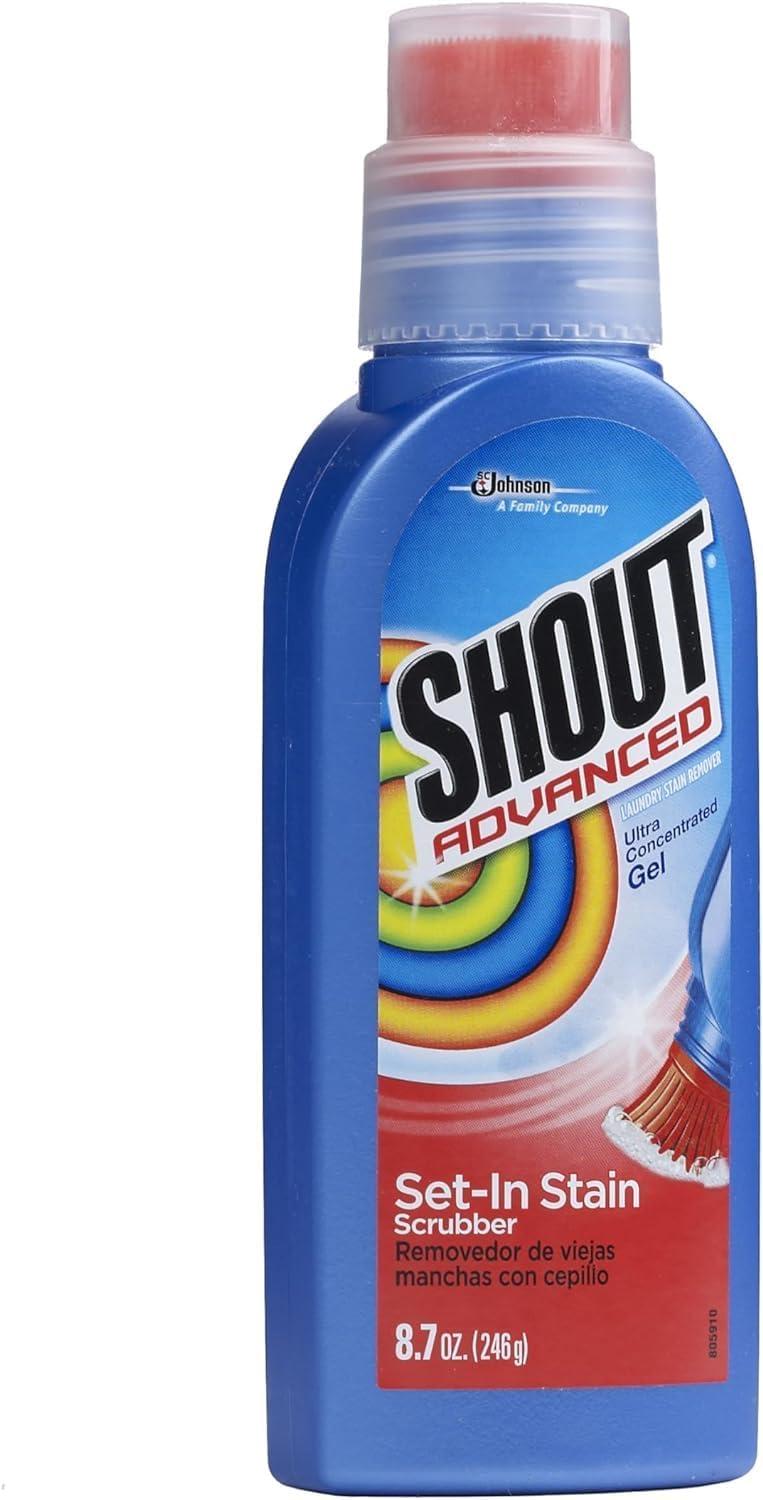 image:imageShout Advanced Ultra Concentrated Gel Brush 87 Ounce Treats Dried Food Coffee Wine Makeup Stains Safe for All Colorfast Washables Works in All Water Temperatures87 Ounce Pack of 2