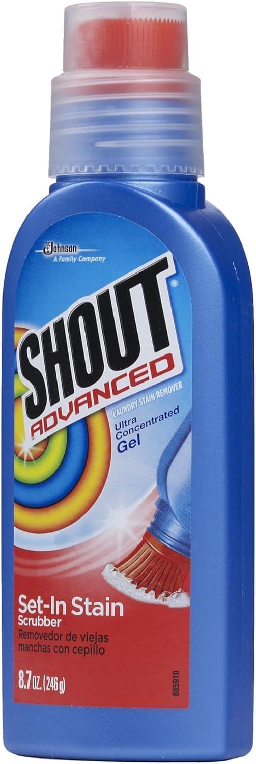 image:imageShout Advanced Ultra Concentrated Gel Brush 87 Ounce Treats Dried Food Coffee Wine Makeup Stains Safe for All Colorfast Washables Works in All Water Temperatures87 Ounce Pack of 2