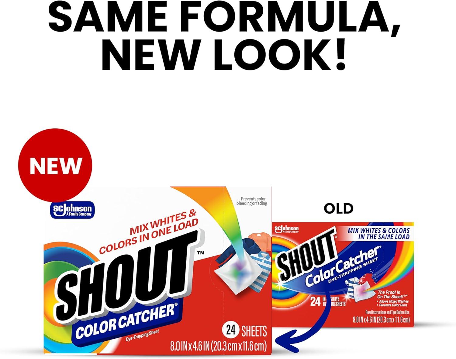 image:imageShout Color Catcher Sheets for Laundry Allow Mixed Washes Prevent Color Runs and Maintain Original Clothing 24 Count Pack of 1224 Count Pack of 1