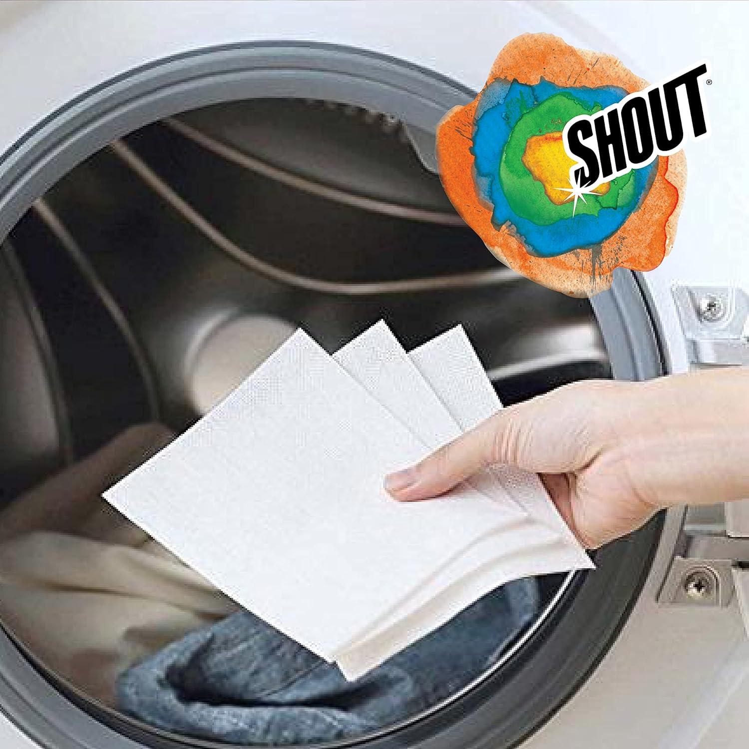 image:imageShout Color Catcher Sheets for Laundry Allow Mixed Washes Prevent Color Runs and Maintain Original Clothing 24 Count Pack of 1224 Count Pack of 12