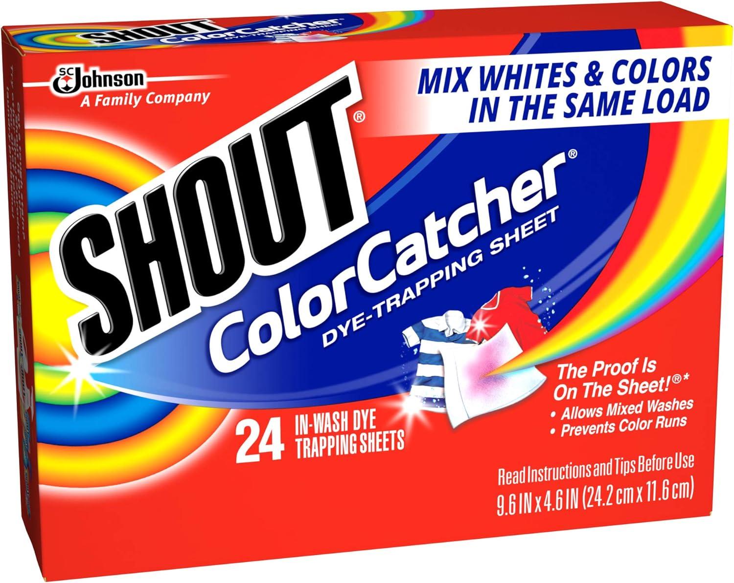 image:imageShout Color Catcher Sheets for Laundry Allow Mixed Washes Prevent Color Runs and Maintain Original Clothing 24 Count Pack of 1224 Count Pack of 2
