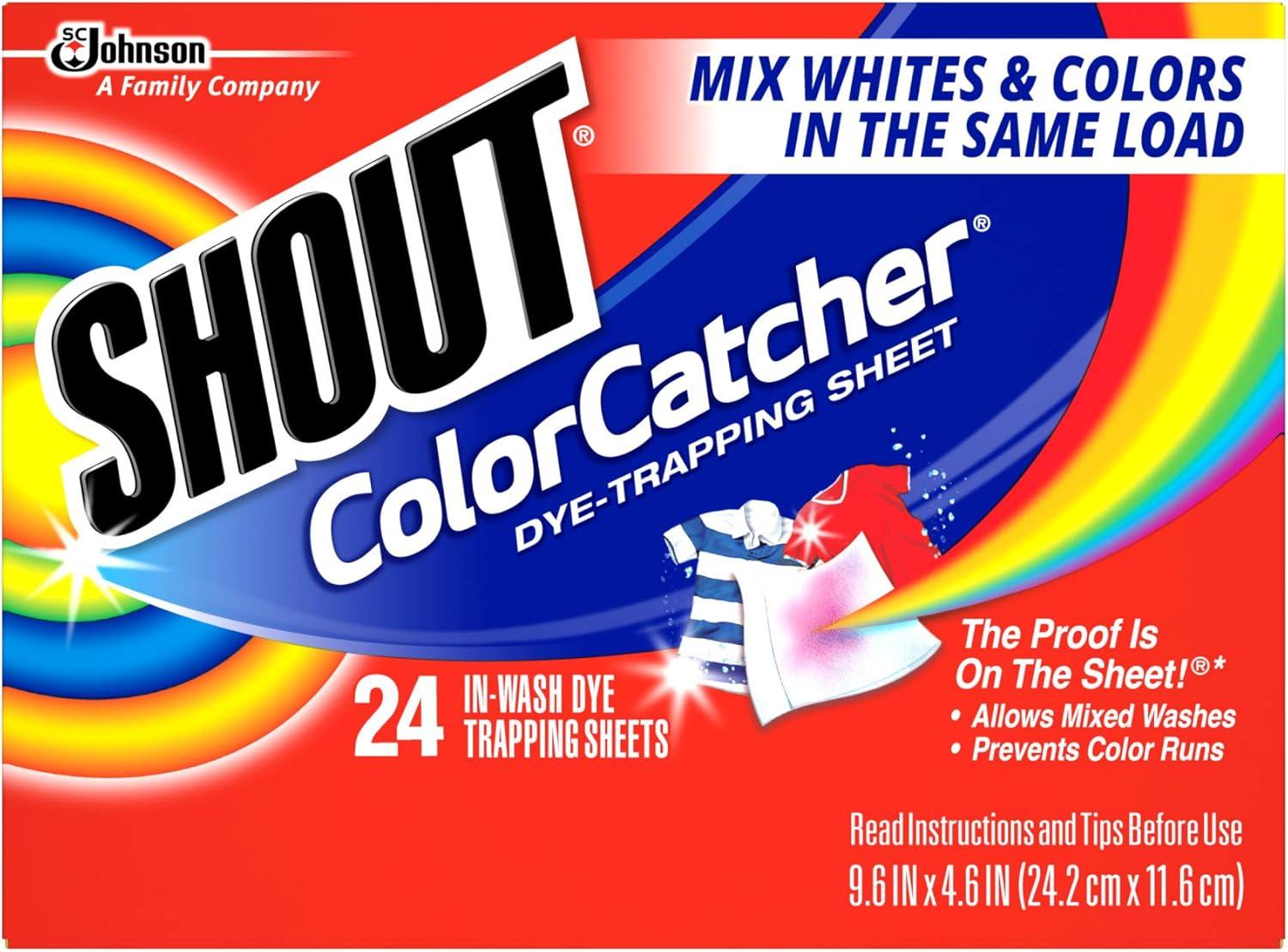 image:imageShout Color Catcher Sheets for Laundry Allow Mixed Washes Prevent Color Runs and Maintain Original Clothing 24 Count Pack of 1224 Count Pack of 2