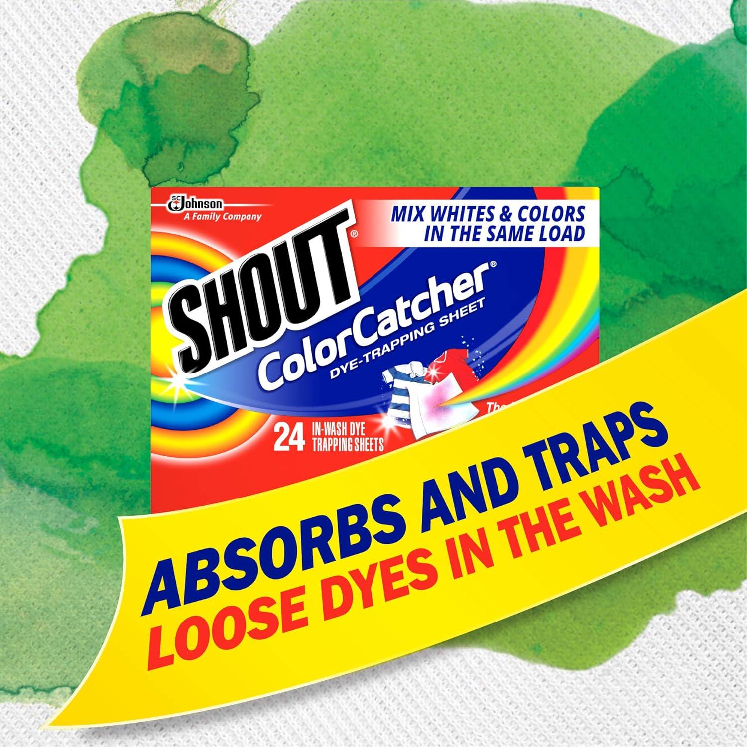 image:imageShout Color Catcher Sheets for Laundry Allow Mixed Washes Prevent Color Runs and Maintain Original Clothing 24 Count Pack of 1224 Count Pack of 2