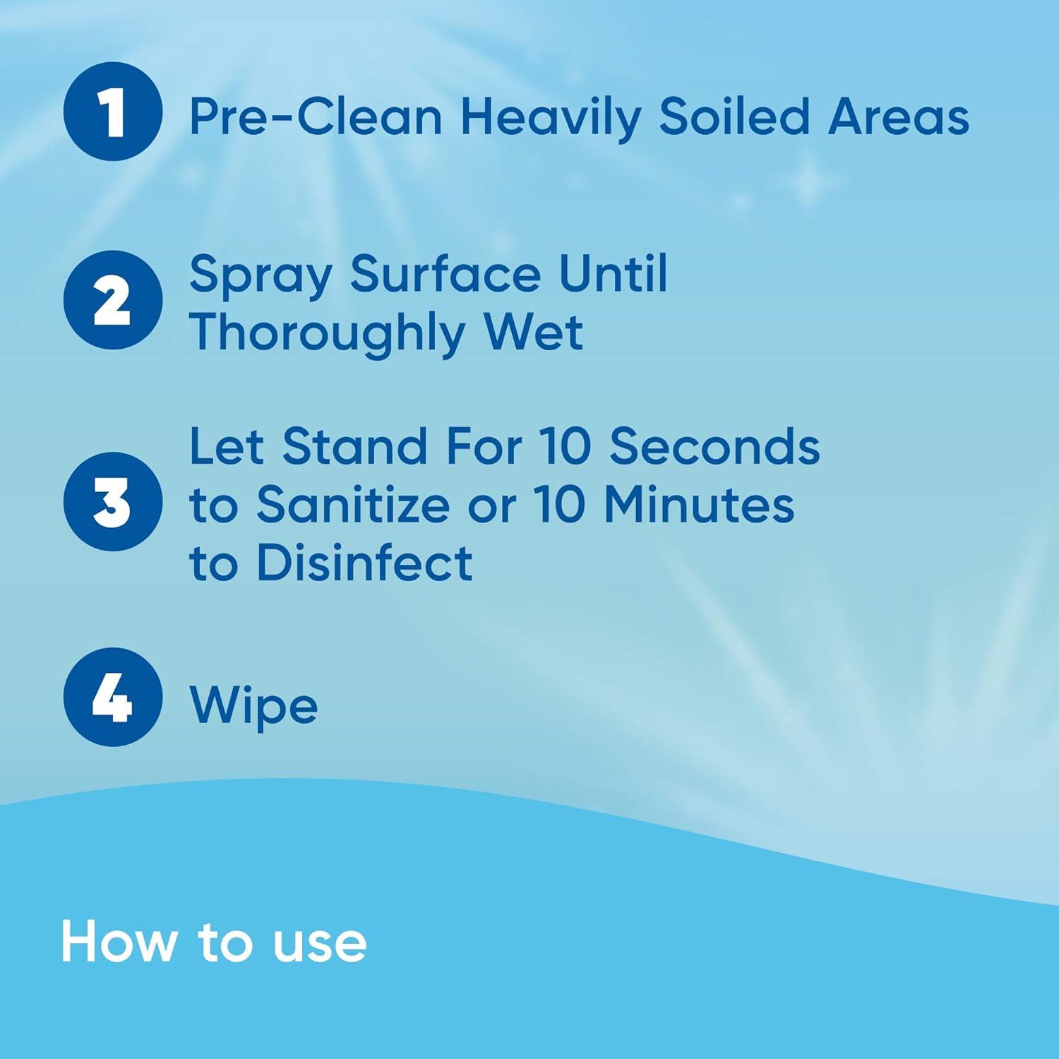 image:imageWindex Refill Multipurpose Disinfectant Cleaner Spray with Reusable Trigger Bottle Made from 100 Recovered Coastal Plastic Surface Cleaning Spray Citrus Fresh Scent 32 Fl Oz Pack of 3Refill with Trigger