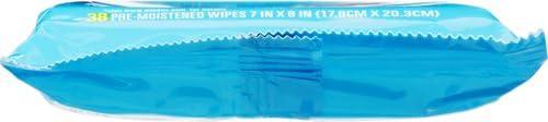 image:imageWindex Wipes Glass Cleaning PreMoistened Glass and Surface Wipes to Clean Home Surfaces Household Essentials Original Scent 38 Count Pack of 638 Count Pack of 2