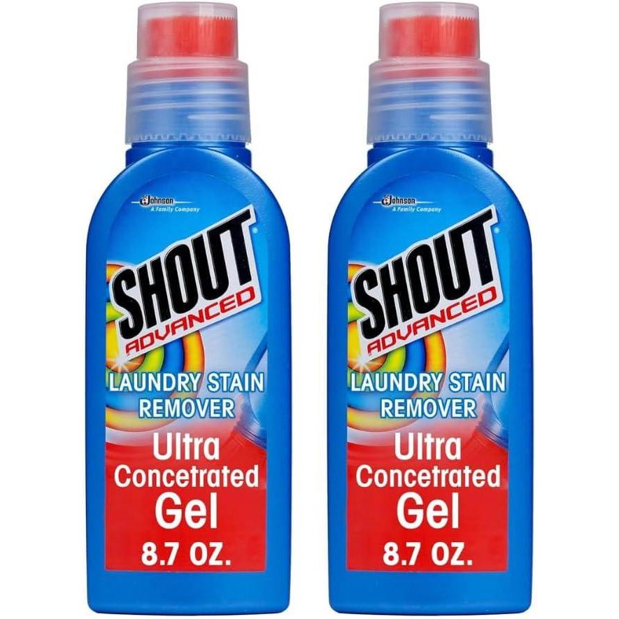 image:imageShout Advanced Ultra Concentrated Gel Brush 87 Ounce Treats Dried Food Coffee Wine Makeup Stains Safe for All Colorfast Washables Works in All Water Temperatures87 Ounce Pack of 2