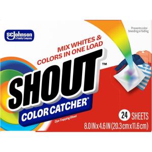 image:imageShout Color Catcher Sheets for Laundry Allow Mixed Washes Prevent Color Runs and Maintain Original Clothing 24 Count Pack of 1224 Count Pack of 1