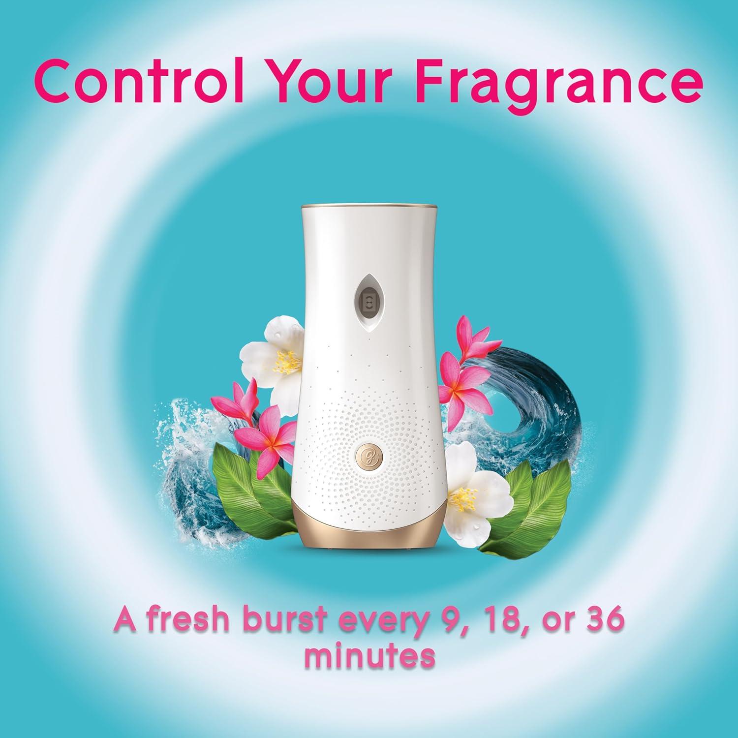 image:imageGlade Automatic Spray Air Freshener Refill Scented Air Freshener for Home and Bathroom Clean Linen 62 Oz 3 CountAqua Waves