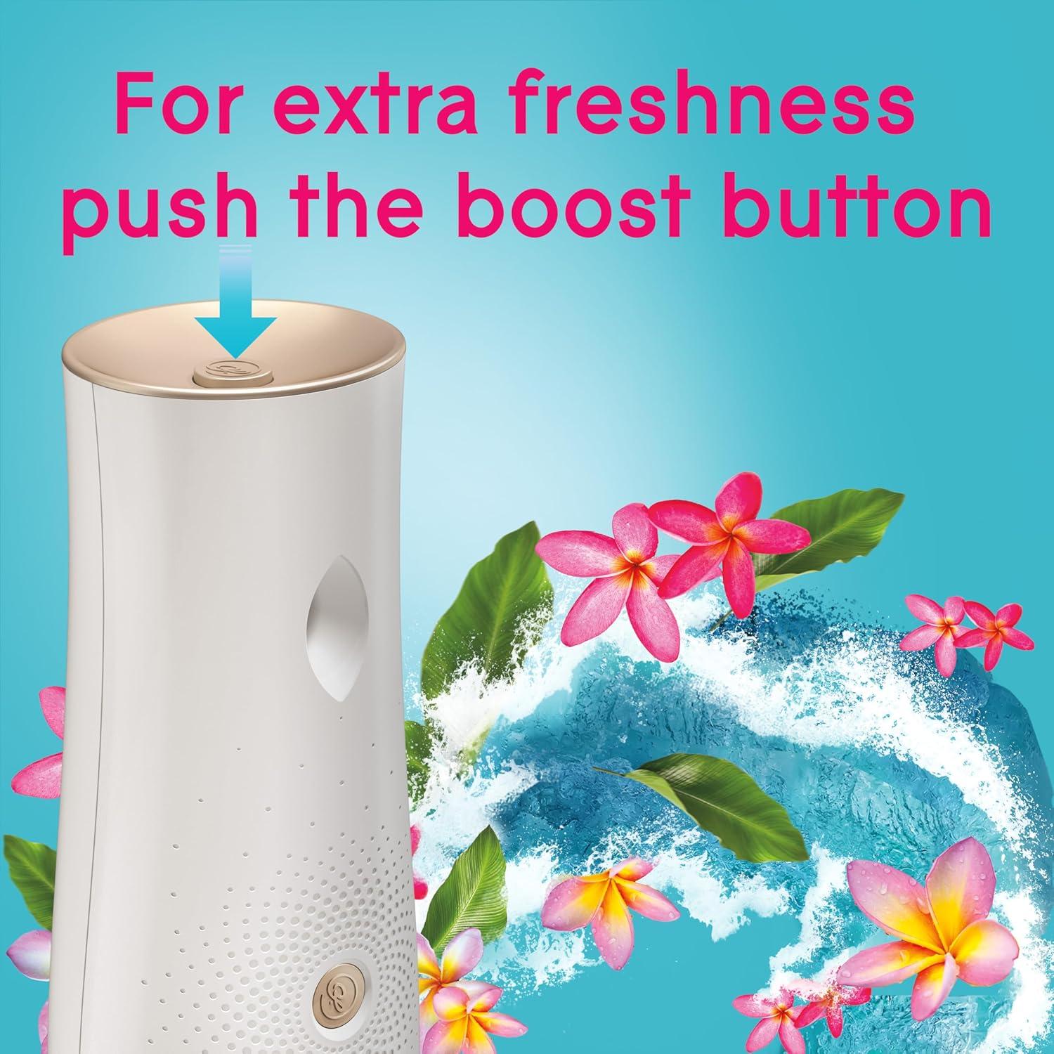 image:imageGlade Automatic Spray Air Freshener Refill Scented Air Freshener for Home and Bathroom Clean Linen 62 Oz 3 CountAqua Waves