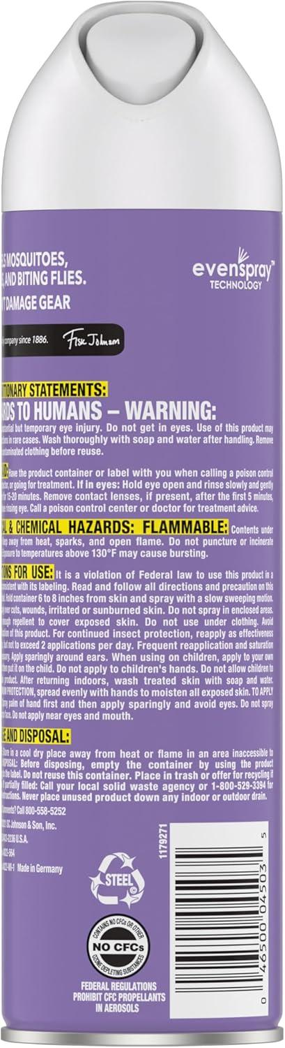 image:imageOFF Clean Feel Insect Repellent Aerosol with 20 Picaridin Bug Spray with Long Lasting Protection from Mosquitoes Feels Good on Skin 5 oz75 Ounce Pack of 1