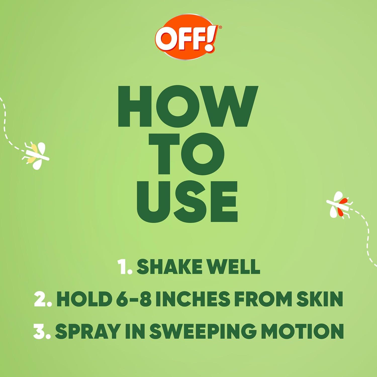 image:imageOFF Deep Woods Insect Repellent Aerosol Dry NonGreasy Formula Bug Spray with Long Lasting Protection from Mosquitoes 4 Oz 2 Count4 Ounce Pack of 4