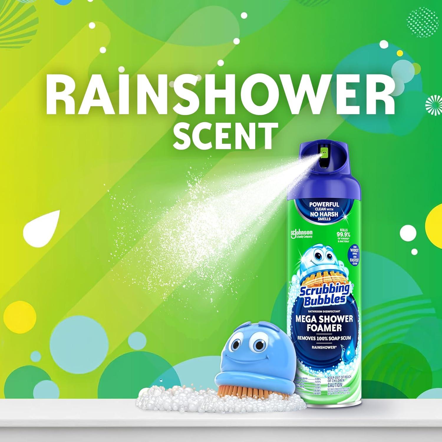 image:imageScrubbing Bubbles Mega Bathroom and Shower Foamer Aerosol Rainshower Scent 20oz Pack of 220 Ounce Pack of 2